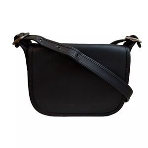 Coach Mini Black Leather Crossbody Bag